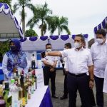 Pemusnahan barang ilegal./