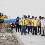 MENTERI PUPR, Basuki Hadimuljono, bersama Menko Muhajir Efendi serta Menhub Budi Karya Sumadi di Sumedang.