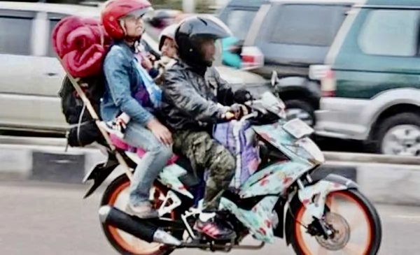 Pemudik motor melonjak tahun 2023