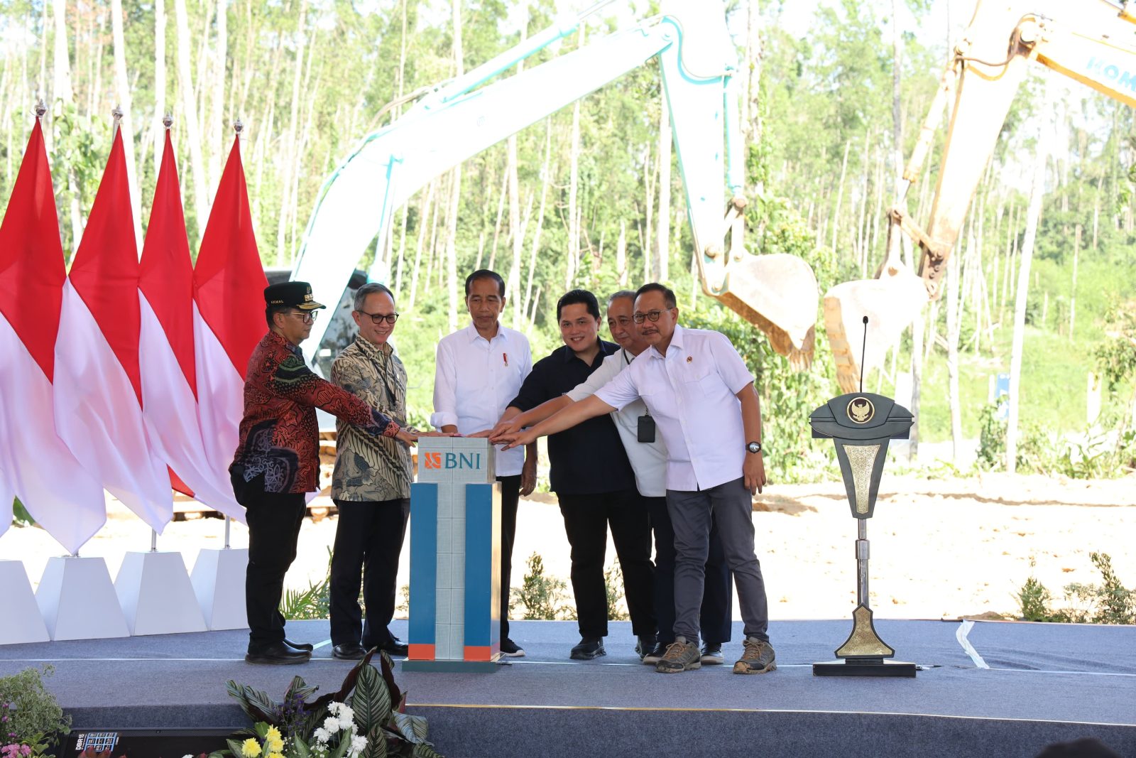 groundbreaking gedung BNI di IKN