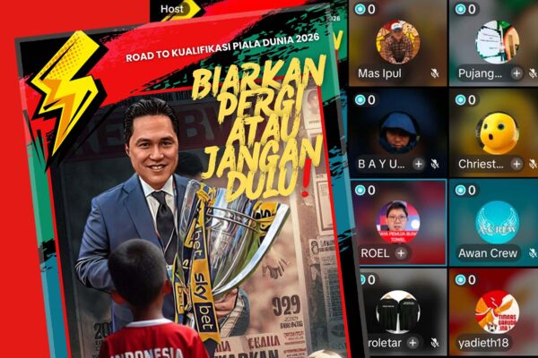 Komunikasi malam di akun TikTok Sadli Karim kali ini membedah road to Kualifikasi Piala Dunia 2026 dengan tema “Biarkan Pergi atau Jangan Dulu”.