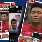 Wahyu Wijiastanto mantan pemain timnas Indonesia saat berdiskusi di komal sadli karim