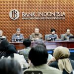 Dewan Gubernur Bank Indonesia paparkan hasil rapat./