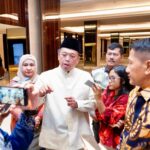 Menteri Nusron saat hadir di acara REI./