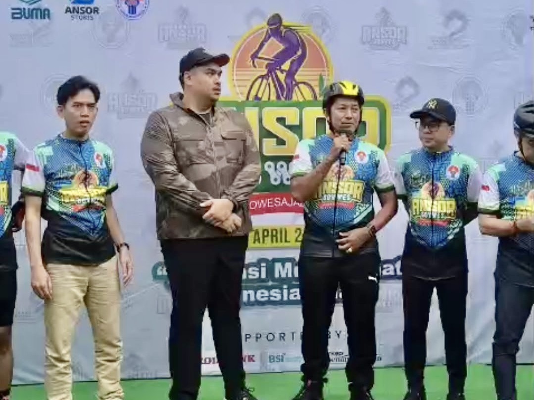 Harlah GP Ansor Dengan Gowes Sehat./