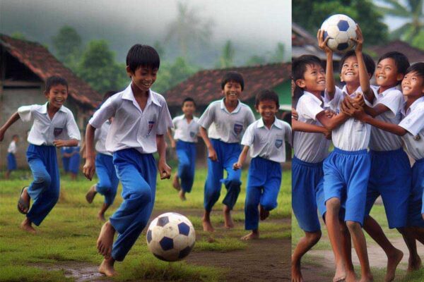 negara maju sukses bangun sepak bola dari sekolah.