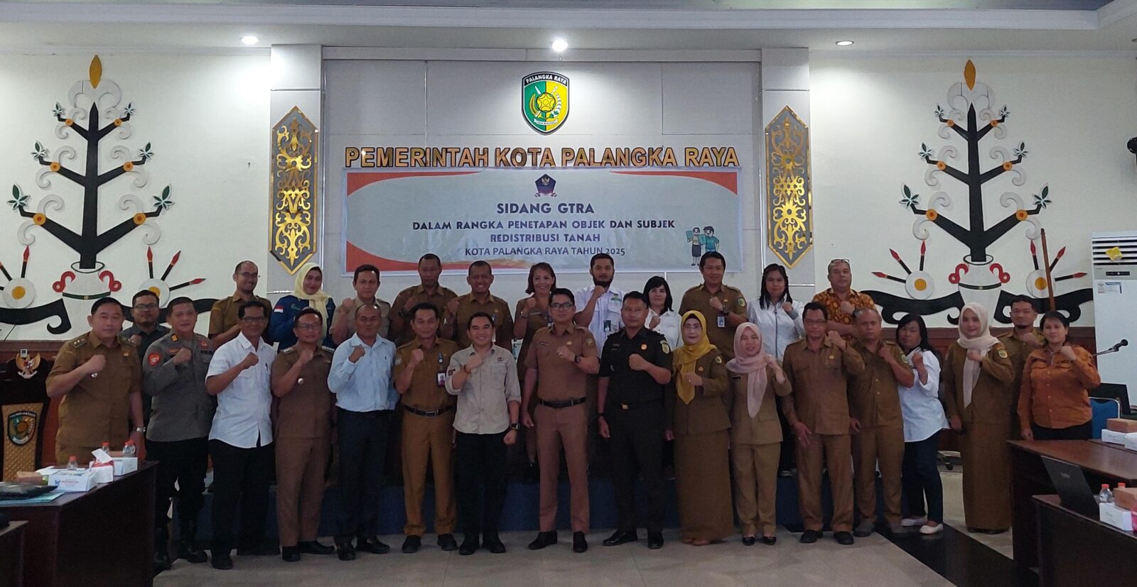 Sidang Gugus Tugas Reforma Agraria (GTRA) Tahap I di Aula Kantor Wali Kota, Selasa (6/5/2025).
