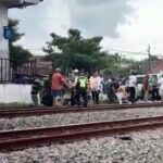 Kecelakaan palang puntu kereta.