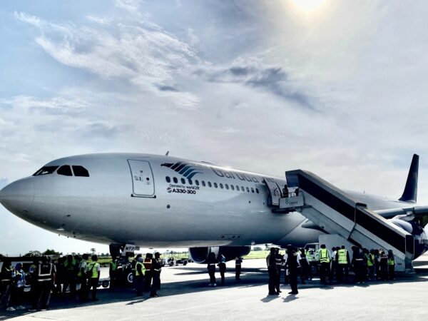Pesawat Garuda Indonesia./