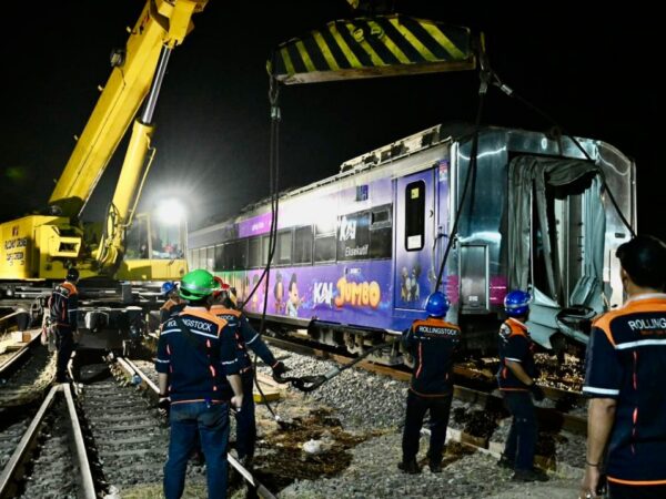 Kereta Argo Anjlok