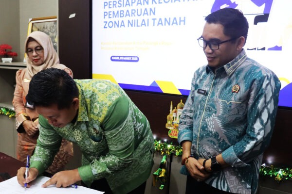 Kantor Pertanahan Palangka Raya Perbarui Zona Nilai Tanah