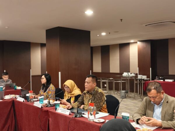 Rapat Koordinasi dan Sinkronisasi mekanisme pelaksanaan rilis serta rencana aksi penguatan pokja Indeks Demokrasi Indonesia (IDI) Pusat bersama Kemendagri, Bappenas, dan BPS di Jakarta, Kamis (23/4)