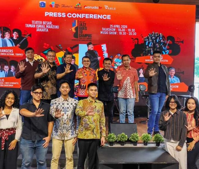 Jumpa pers di Parle Senayan, Jakarta, Jumat (17/4/2026).