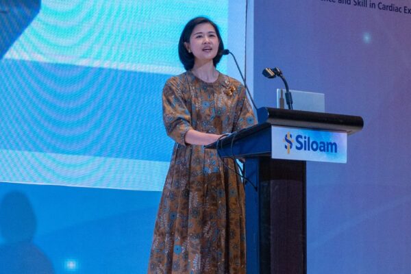 CEO Siloam International Hospitals, Caroline Riady di Jakarta, Sabtu (25/4)