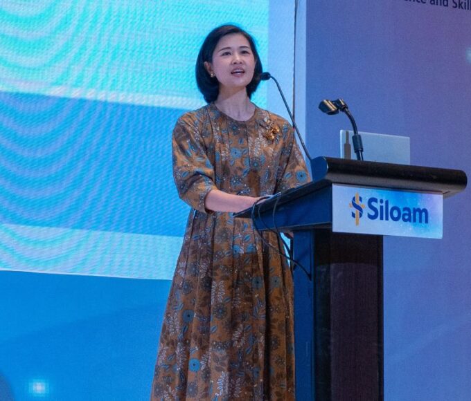 CEO Siloam International Hospitals, Caroline Riady di Jakarta, Sabtu (25/4)