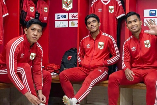 Rizki Eka, Eksel Runtukahu, dan Brian Fatari timnas Indonesia