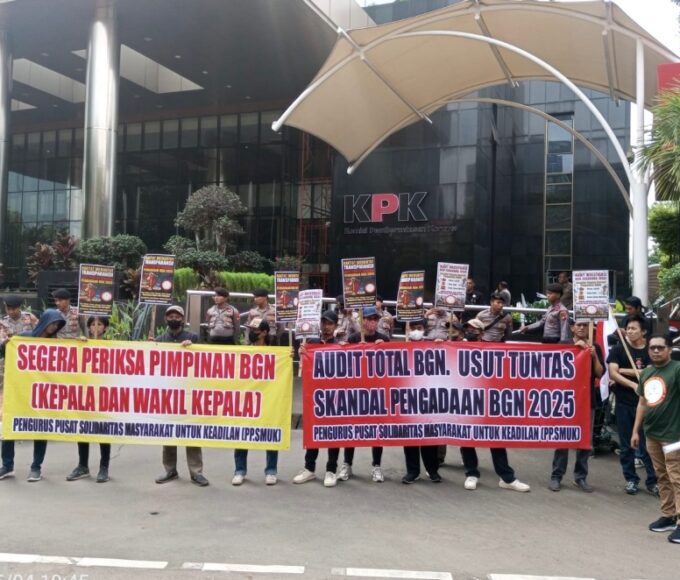 Aksi Massa depan KPK