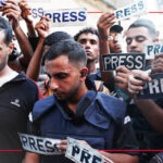 Jurnalis di Gaza (dok: RSF)