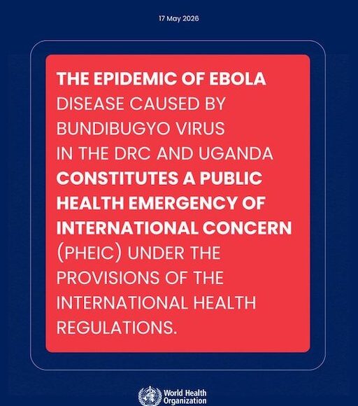 Peringatan WHO tentang Wabah Ebola (Tangkapan layar dari X)