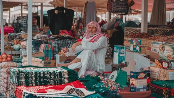 Pedagang di Arab Saydi (ilustrasi/unsplash/afiframdhansuma)