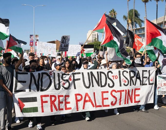 Demo Menentang Kekerasan di Gaza (dok: Unsplash/Hasan Majed)