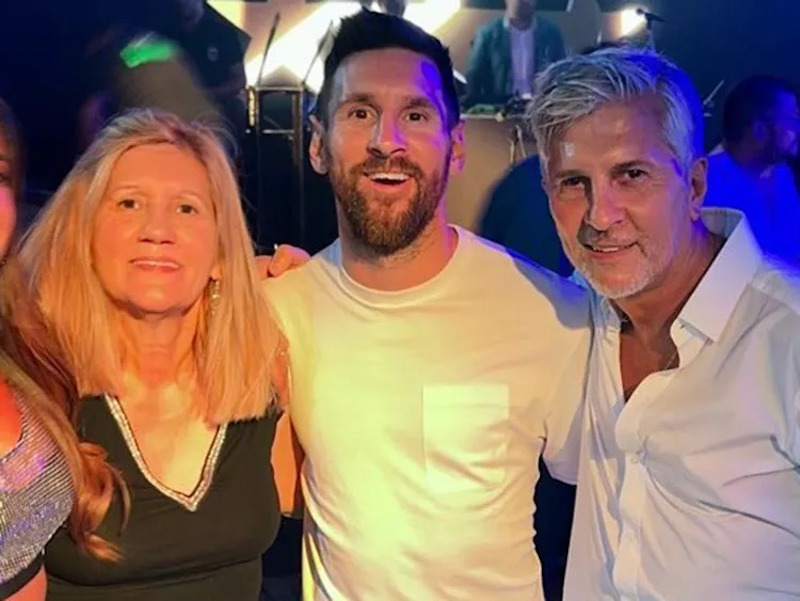Lionel Messi dan kedua orang tuanya. (dok: Instagram)
