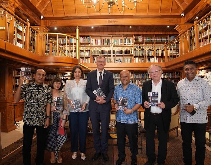 Acara Peluncuran Buku Antologi Puisi Agung Jerman di Wisma Habibie-Ainun, Jakarta. (dok:Ist)