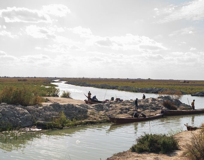 Rawa-rawa Mesopotamia yang kini berada di wilayah Irak Selatan. (dok: Unsplash/hasan Majed)