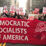 Para pendukung gerakan Democratic Socialists of America. (Dok:DSA)