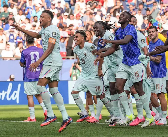 Timnas Prancis lolos ke Semifinal Piala Dunia 2026, setelah menang 2-0 atas Maroko. (dok: FFF)