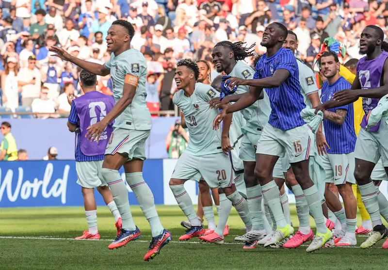 Timnas Prancis lolos ke Semifinal Piala Dunia 2026, setelah menang 2-0 atas Maroko. (dok: FFF)