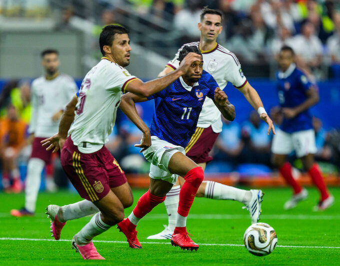 Pertandingan Spanyol vs Prancis di semifinal Piala Dunia 2026 (dok:FFF/IconSport)