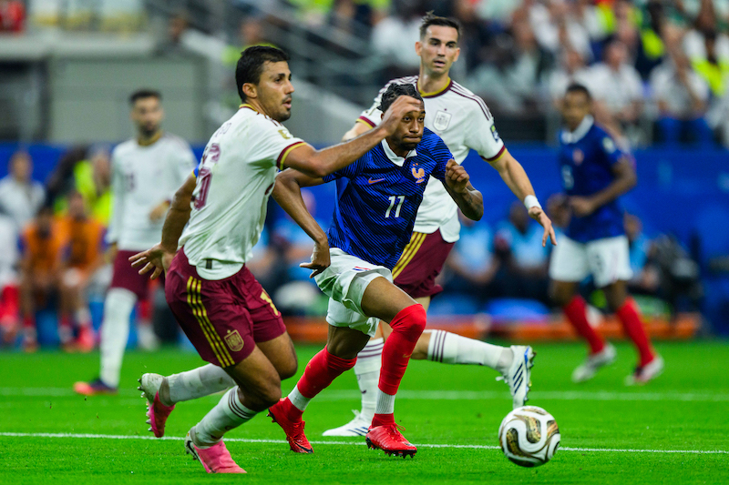 Pertandingan Spanyol vs Prancis di semifinal Piala Dunia 2026 (dok:FFF/IconSport)