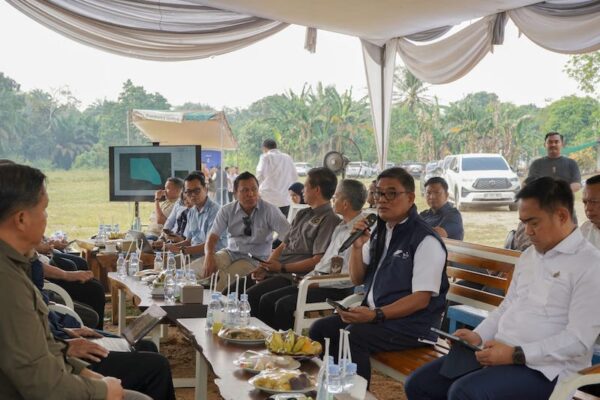 Pertemuan anatara pejabat Kementerian Koordinator Bidang Pangan dan PT Perkebunan Nusantara I/ PTPN I (Persero) di Lampung Selatan, Sabtu (11/7/2026)