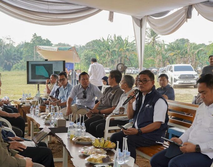 Pertemuan anatara pejabat Kementerian Koordinator Bidang Pangan dan PT Perkebunan Nusantara I/ PTPN I (Persero) di Lampung Selatan, Sabtu (11/7/2026)