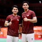 Pasangan ganda putra Indonesia Leo Rolly Carnando/Daniel Marthin , amankan tiket ke final Asian Games 2026. (dok:PBSI)