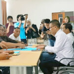 Pemilihan Ketua PWI Lampung Wirahadikusumah dan Adi Kurniawan