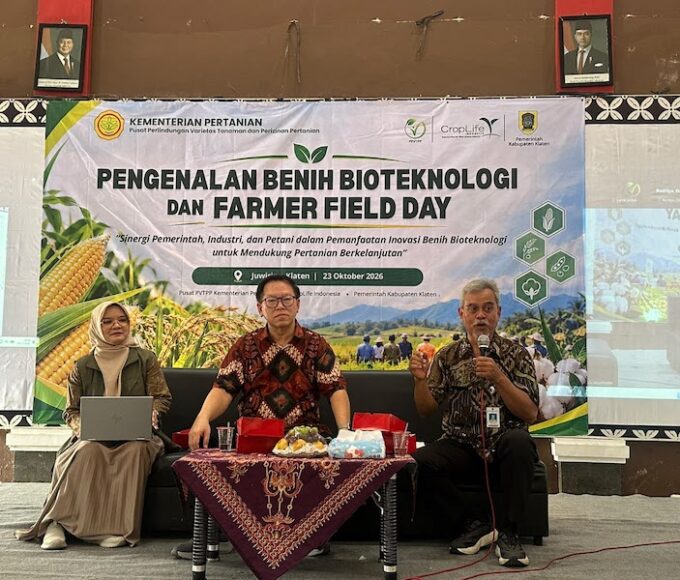 Kegiatan Farmer Field Day (FFD) Pengenalan Benih Bioteknologi yang diadakan Kementtrian Pertanian. (Dok:Kementan)